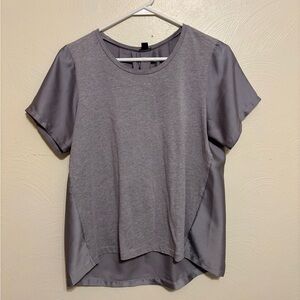 J. Crew Light Gray Short Sleeve Top